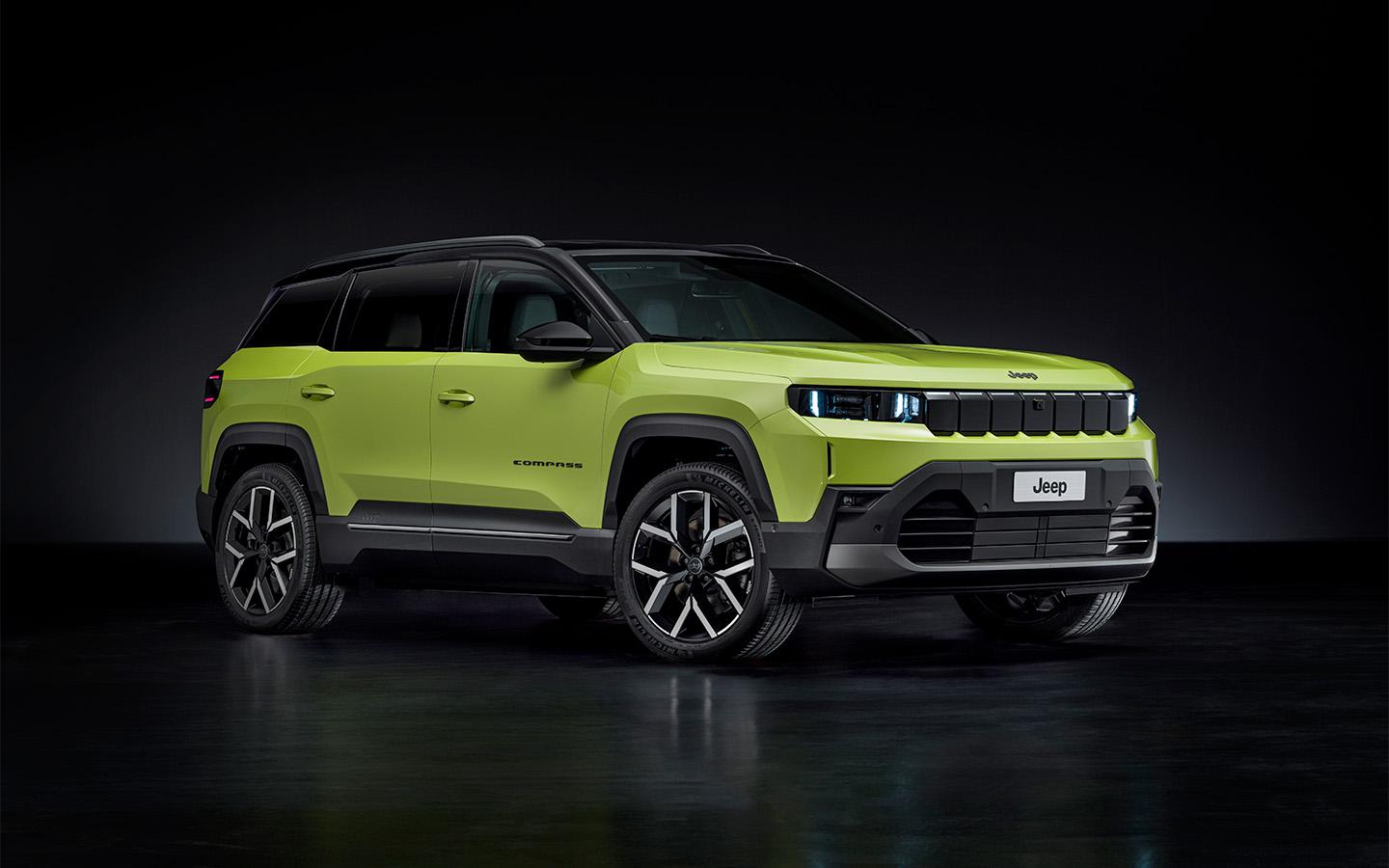 Зарядка за 30 минут. Jeep показал кроссовер Compass нового поколения