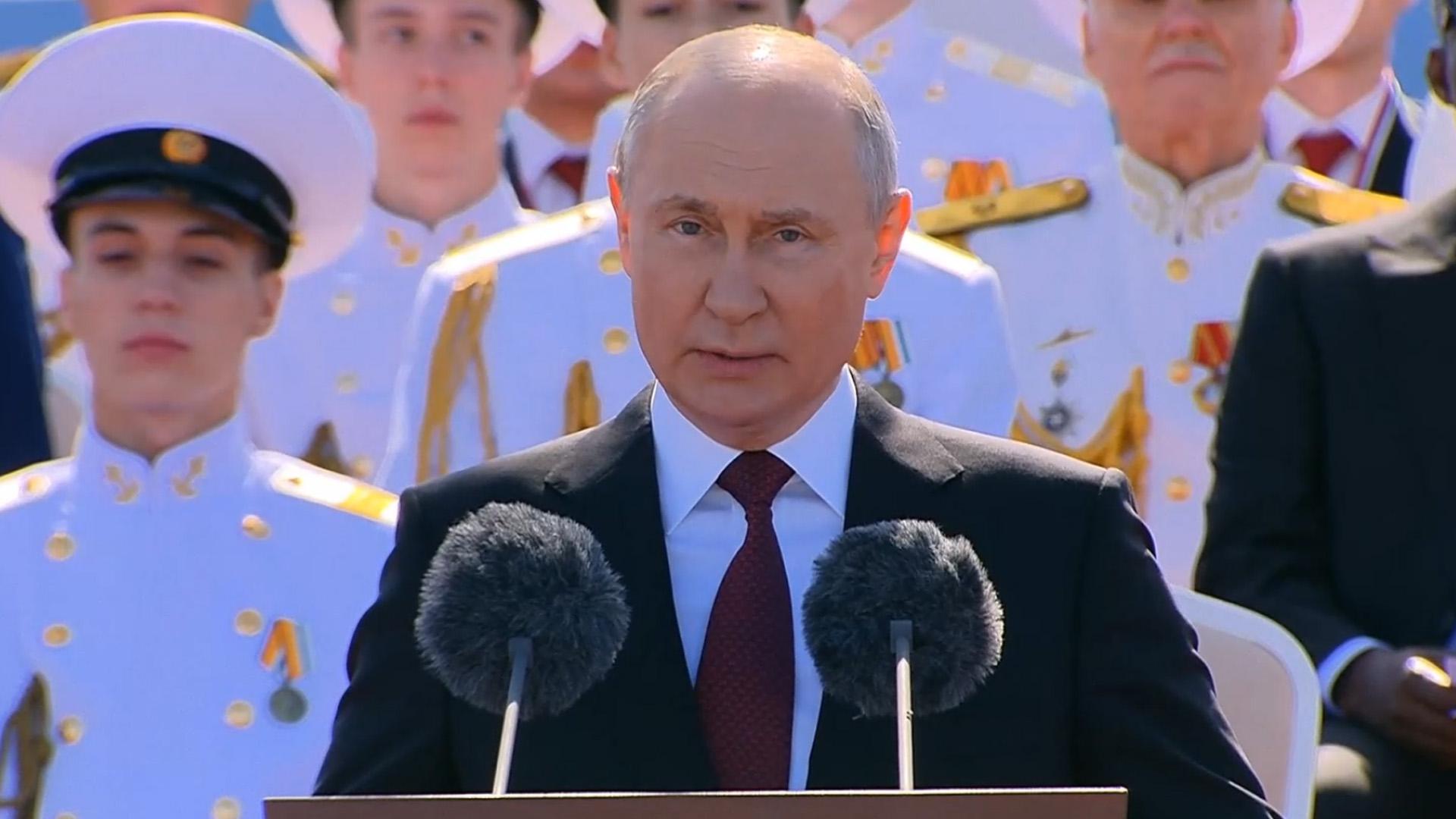 Путин процитировал Столыпина и рассказал о гордости за российский флот