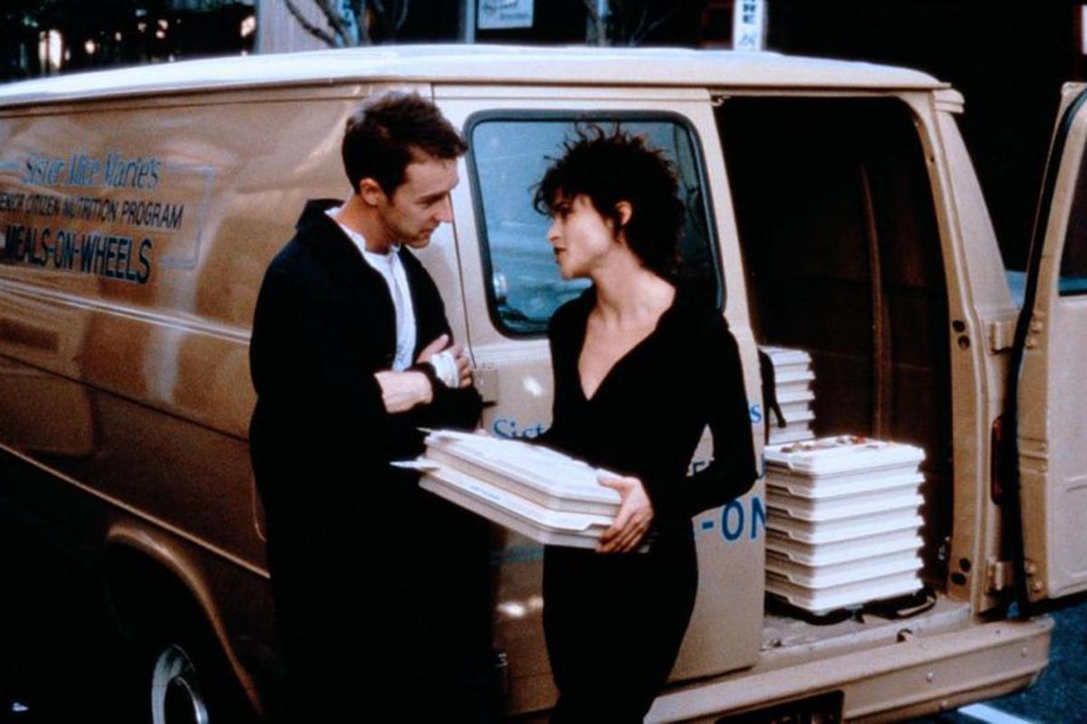 Кадр из фильма «Бойцовский клуб» (1999)