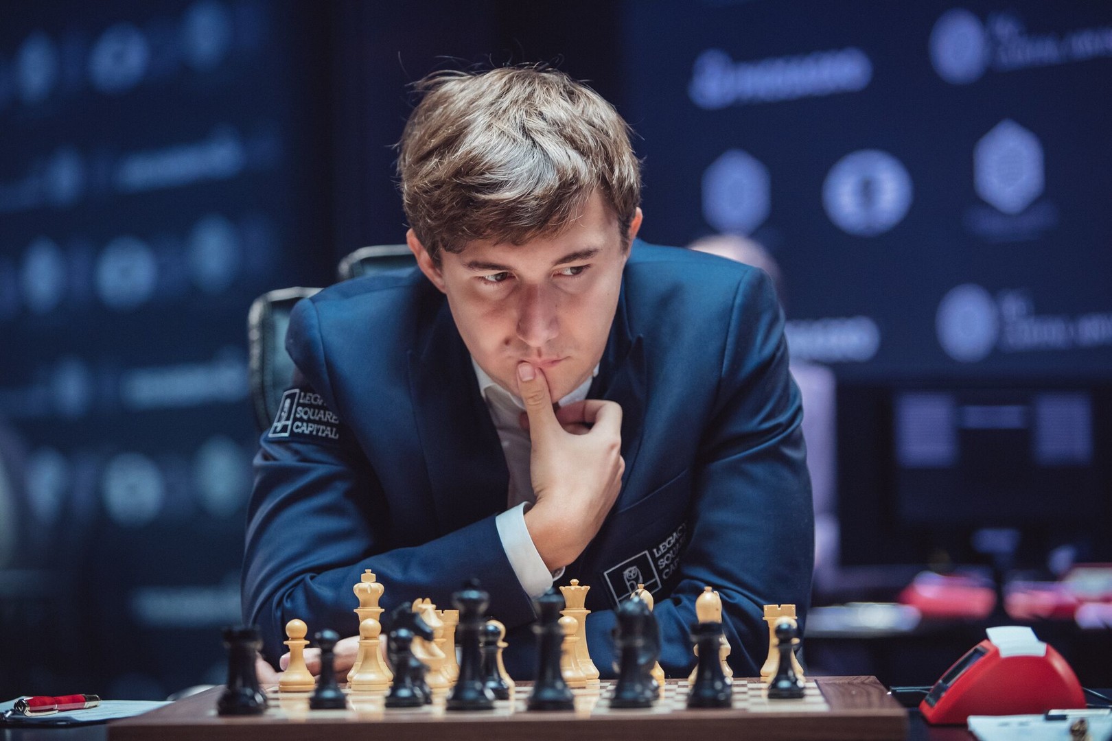 Участник матча за титул чемпиона мира по шахматам 2016 года Сергей Карякин