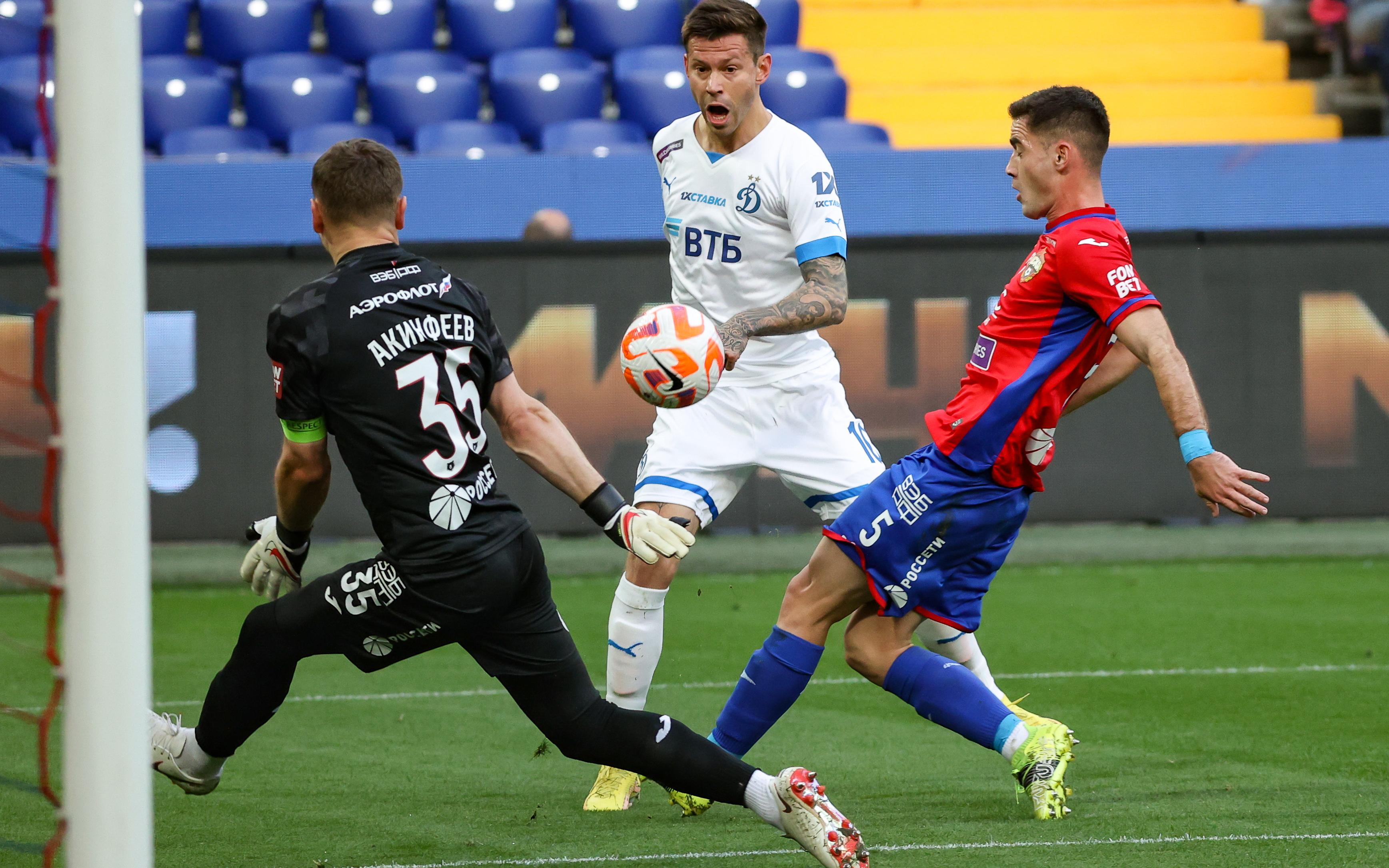ЦСКА и «Динамо» сыграли вничью в центральном матче 12-го тура РПЛ