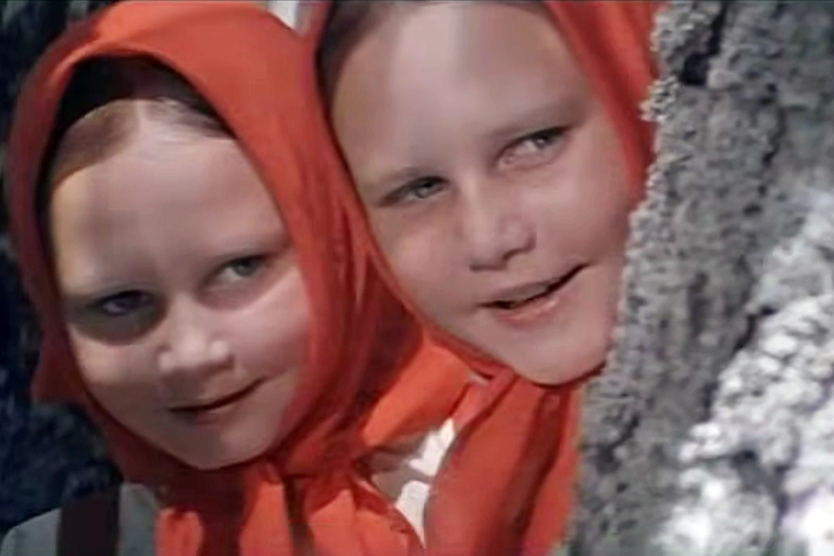 Ира и Лена Чигриновы в фильме «Золотые рога», режиссер Александр Роу, 1972 год