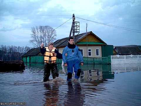 Весенние паводки в России 