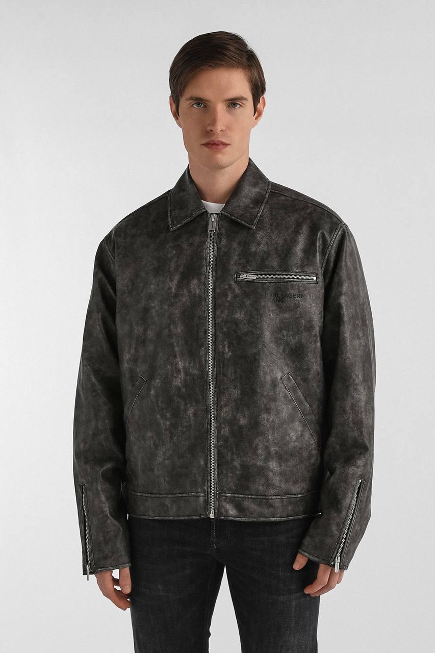 Куртка из искусственной кожи&nbsp;Karl Lagerfeld Jeans, 32 990 руб.&nbsp;