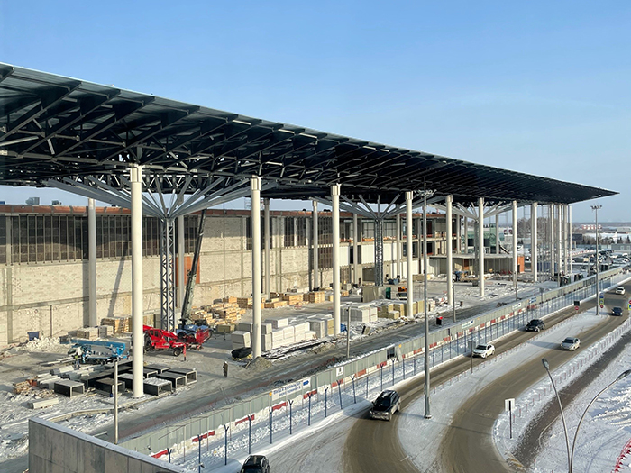 Строительство нового терминала аэропорта Толмачево