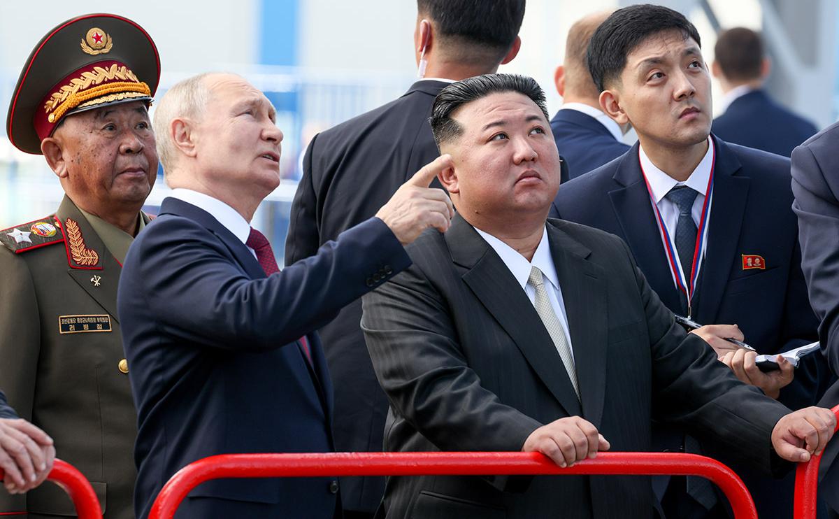 Владимир Путин и Ким Чен Ын&nbsp;