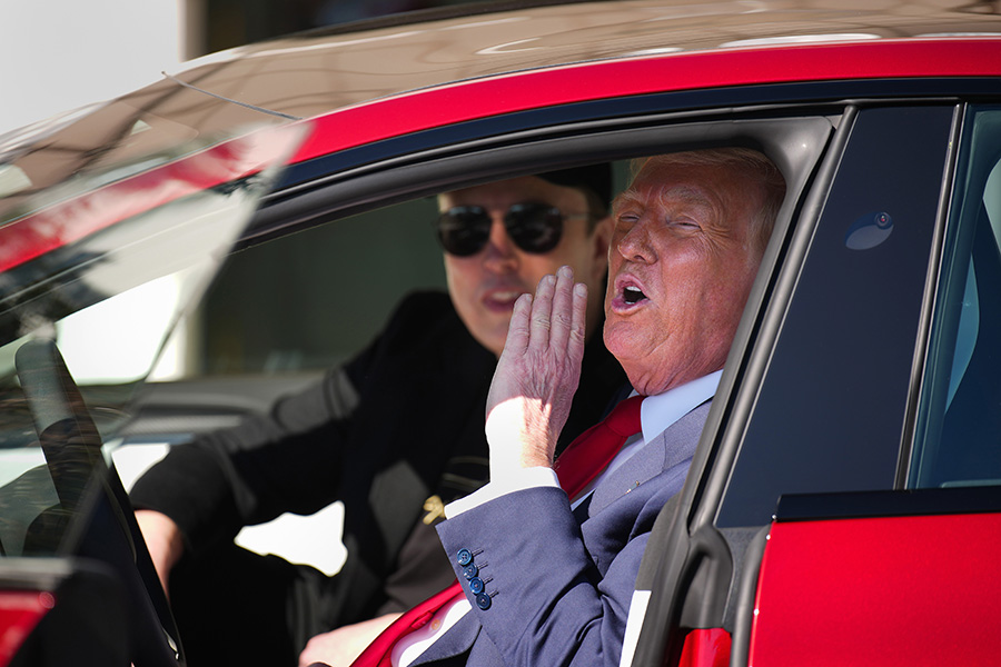 Илон Маск и Дональд Трамп