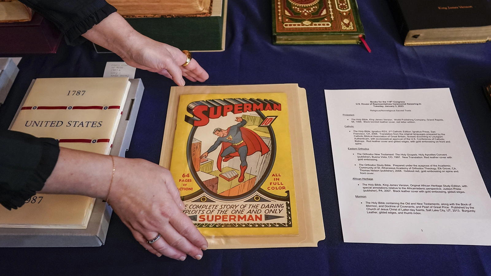 Оригинальный экземпляр первого издания комикса «Супермен» 1939 года