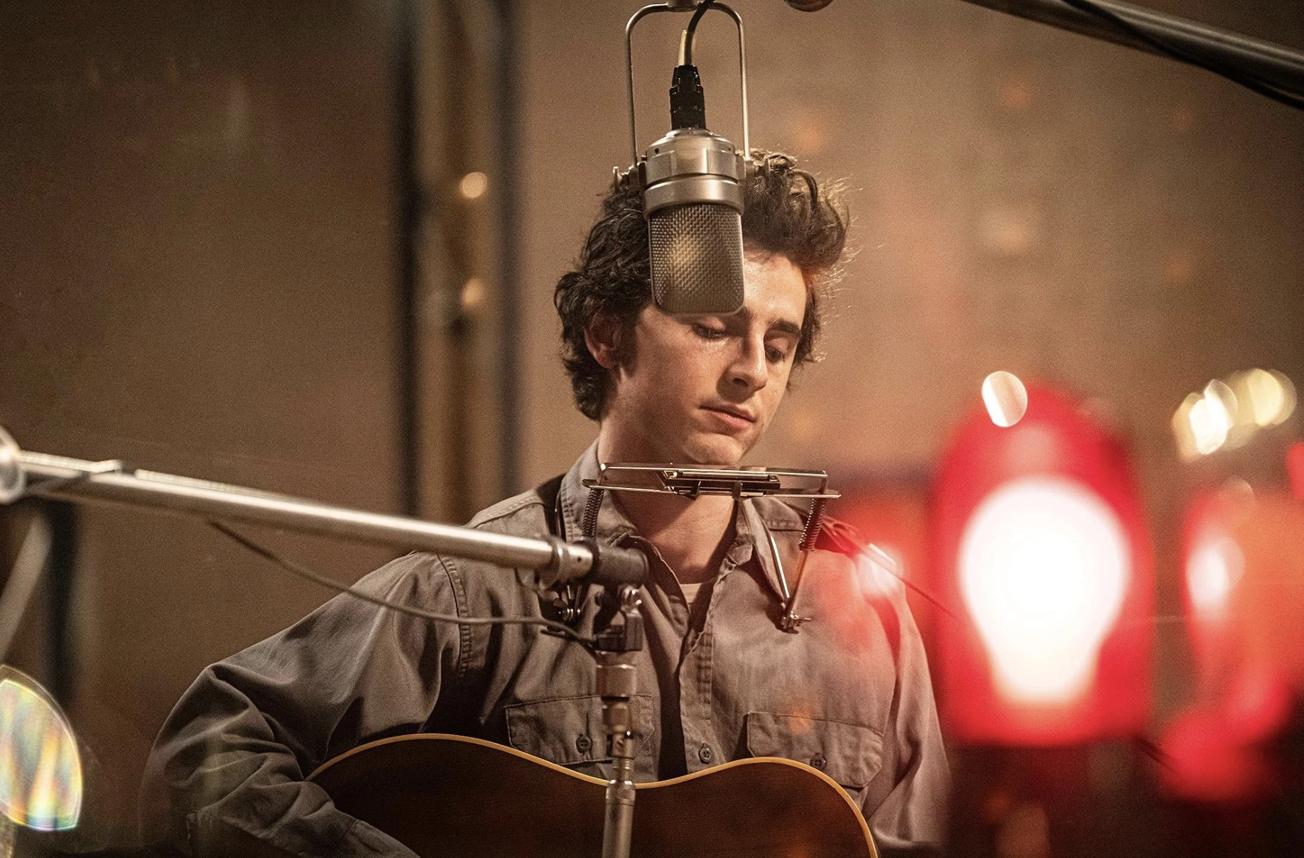 Кадр из фильма «Боб Дилан: Никому не известный»