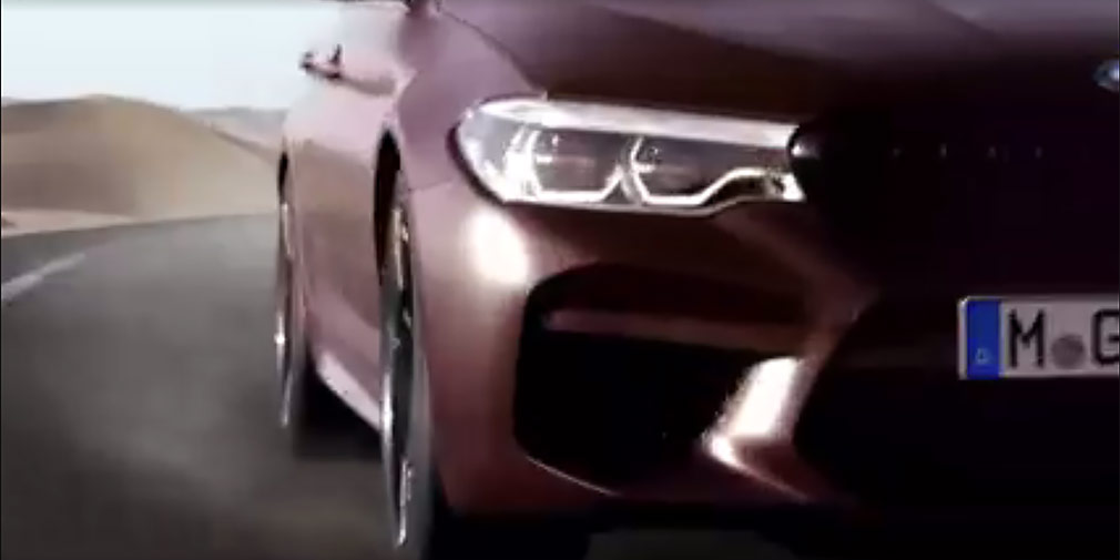 BMW M5 нового поколения показали на видео