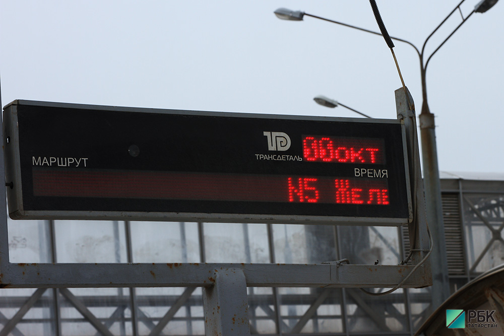 В Казани обещают восстановить работу информационных табло на остановках