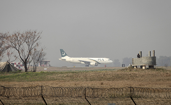 Один из&nbsp;самолетов &laquo;Пакистанских международных авиалиний&raquo;. Февраль 2016 года
