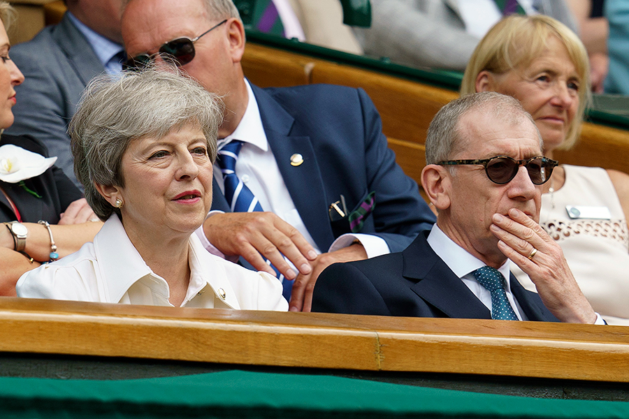 Премьер-министр Великобритании Тереза Мэй с мужем Филипом Мэем​
