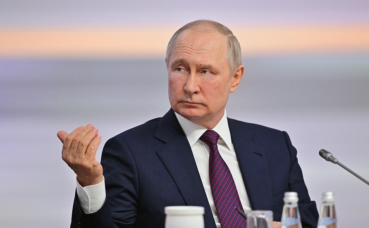 Путин заявил о начале наступления Украины