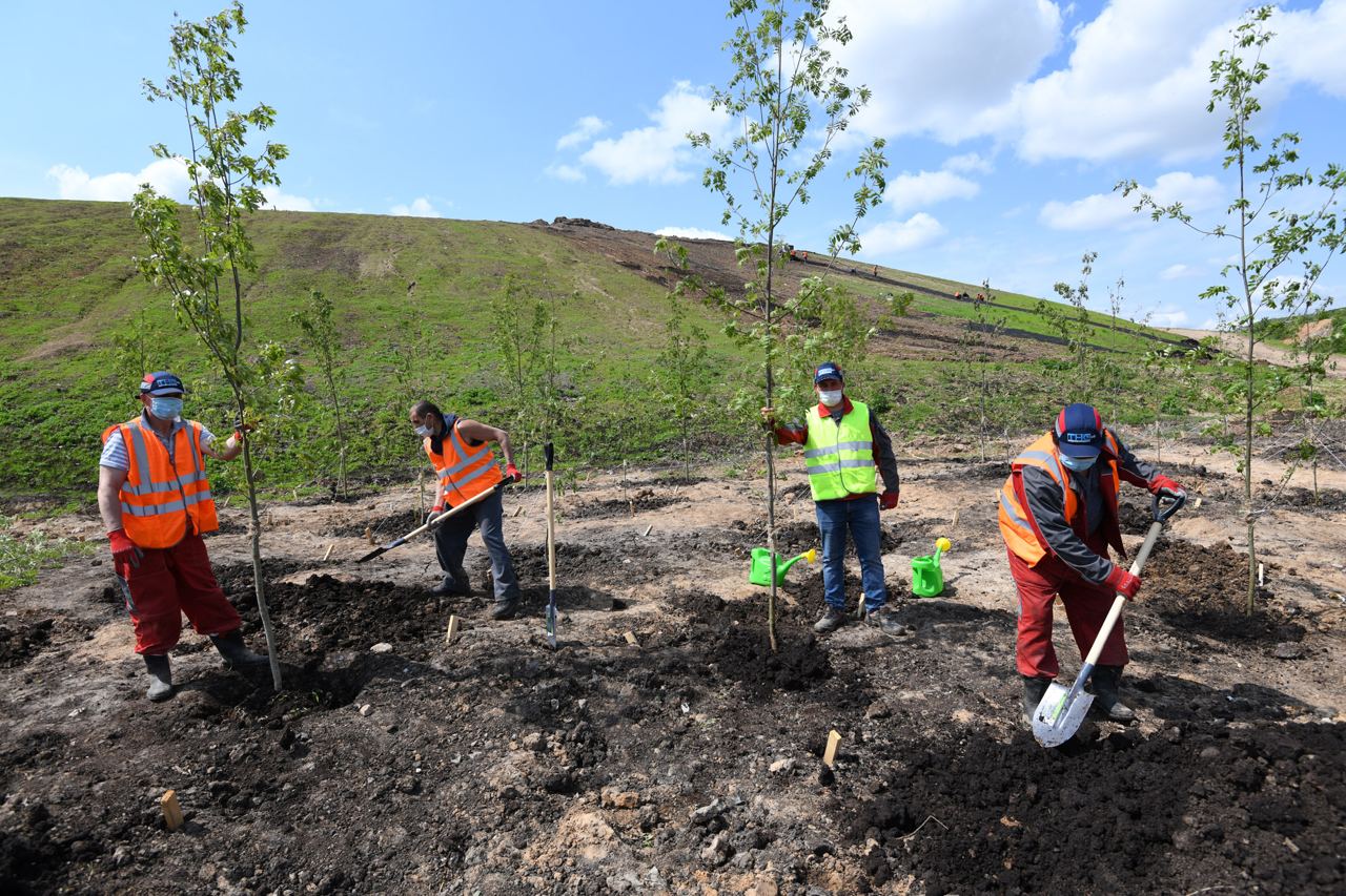 Работы по рекультивации Самосыровской свалки в 2020 году