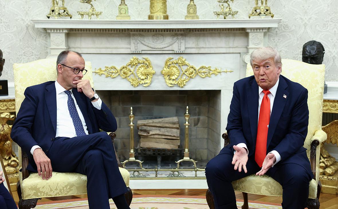 Фридрих Мерц и Дональд Трамп