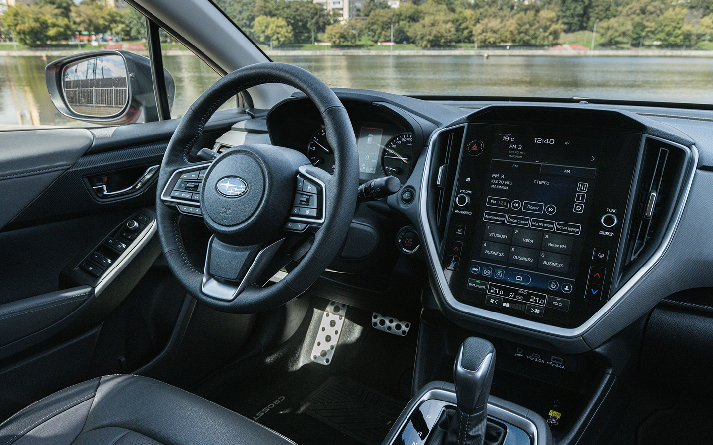 Салон Subaru Crosstrek без излишков, но все необходимое&nbsp;в нем есть