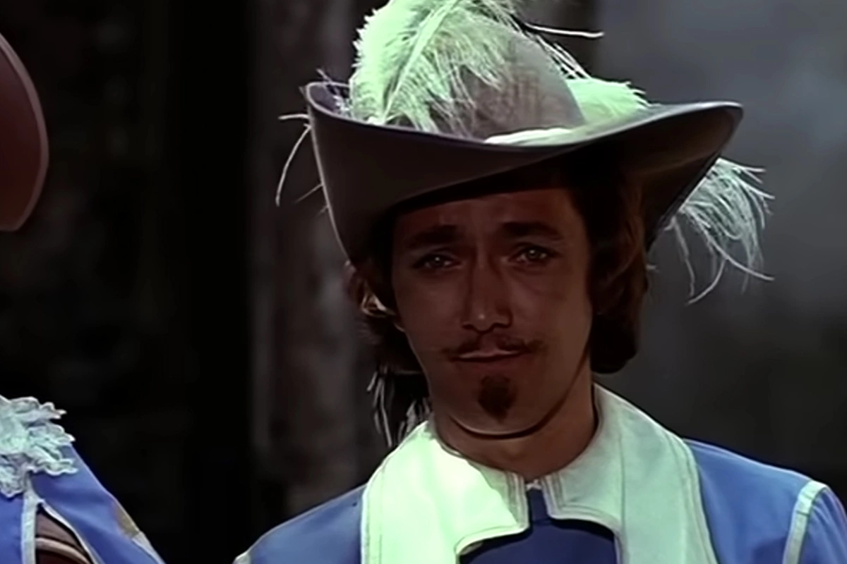 Игорь Старыгин в роли обольстительного мушкетера Арамиса в телефильме «Д`Артаньян и три мушкетера»