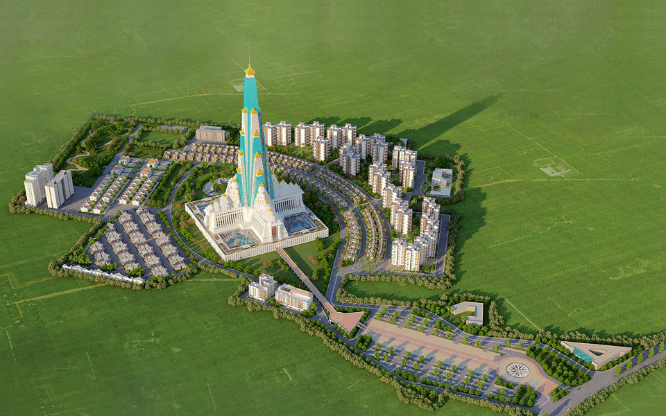 Храм &laquo;Вриндаван Чандродая Мандир&raquo; станет самым высоким религиозным сооружением в&nbsp;мире