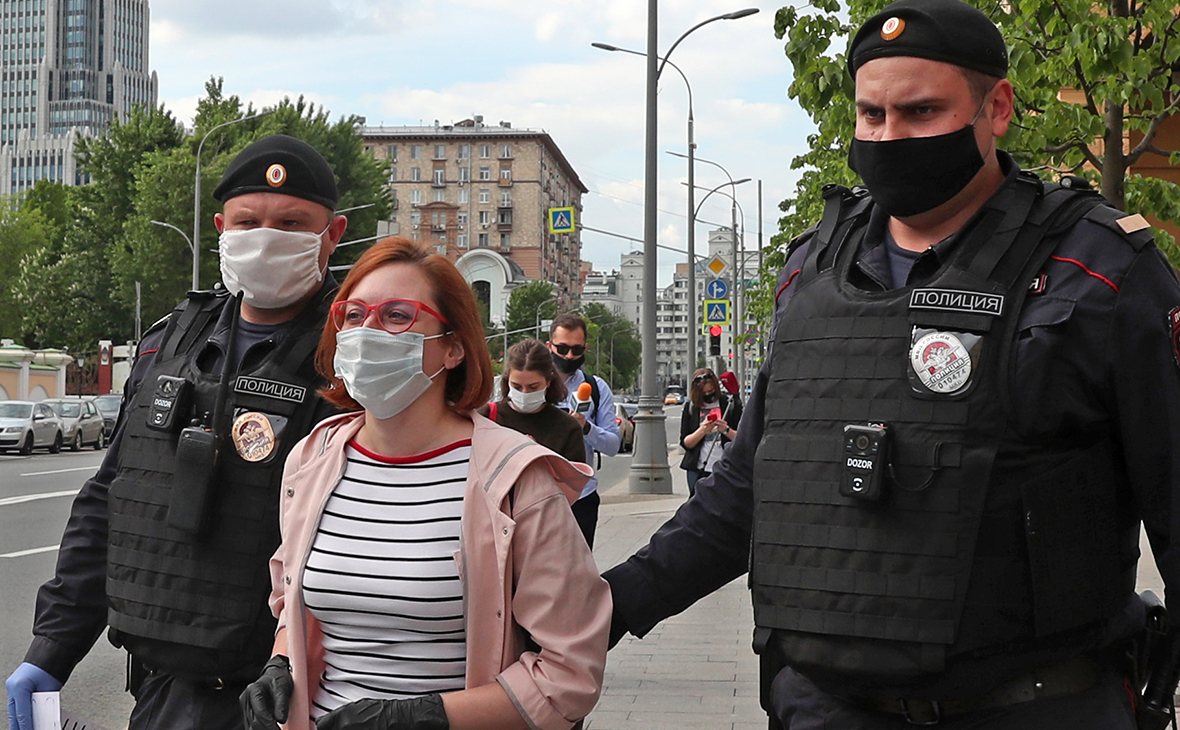 Татьяна Фельгенгауэр задержана сотрудниками полиции