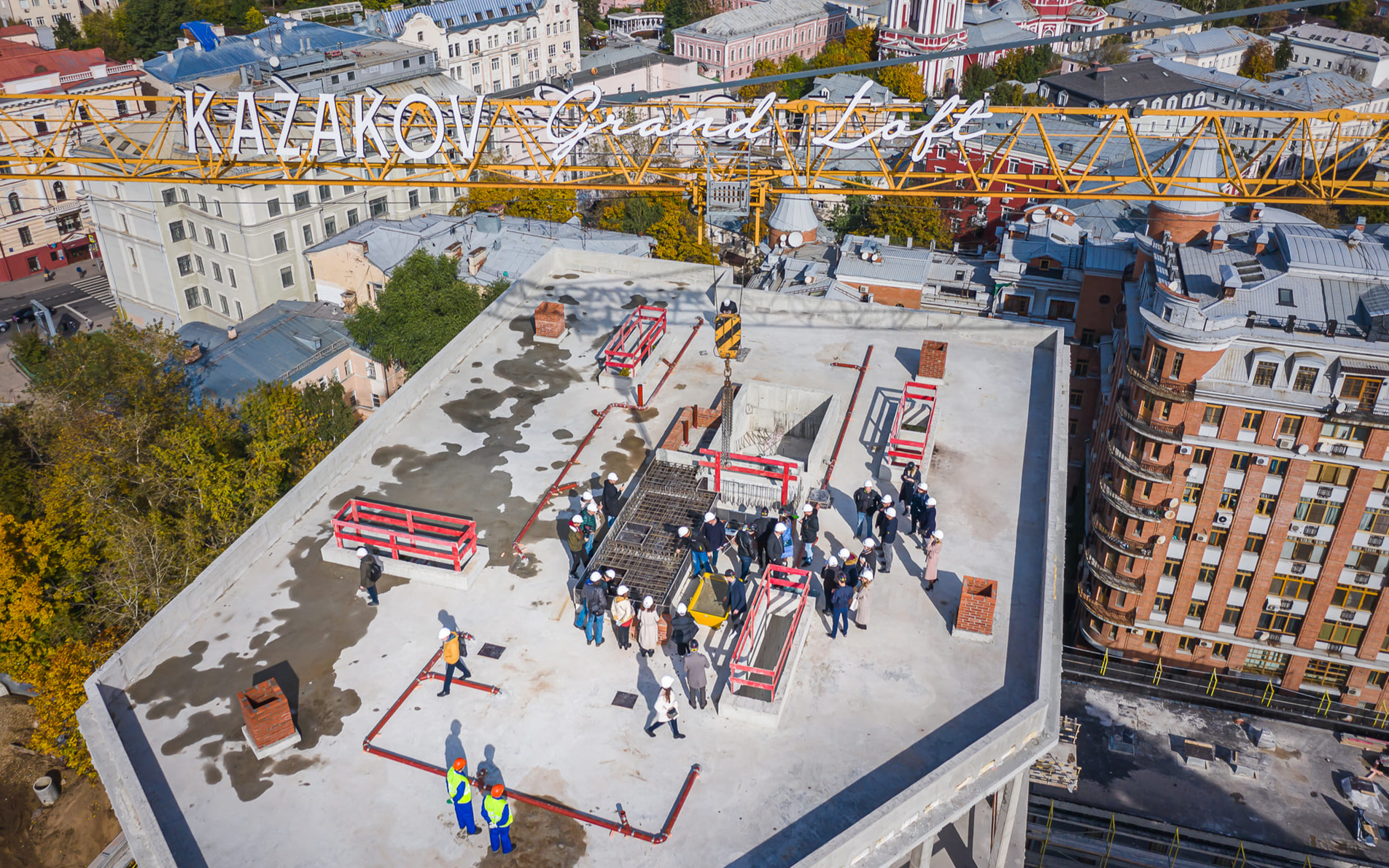 Завершены монолитные работы на комплексе апартаментов Kazakov Grand Loft
