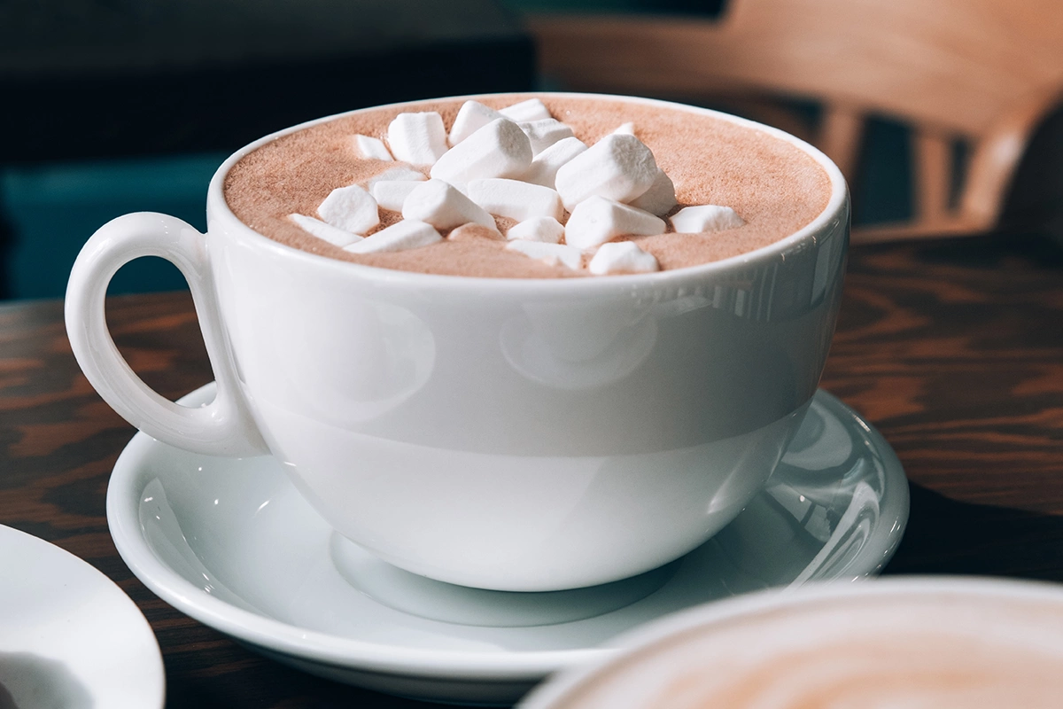 Горячий шоколад от шеф-кондитера ресторана «Белуга»