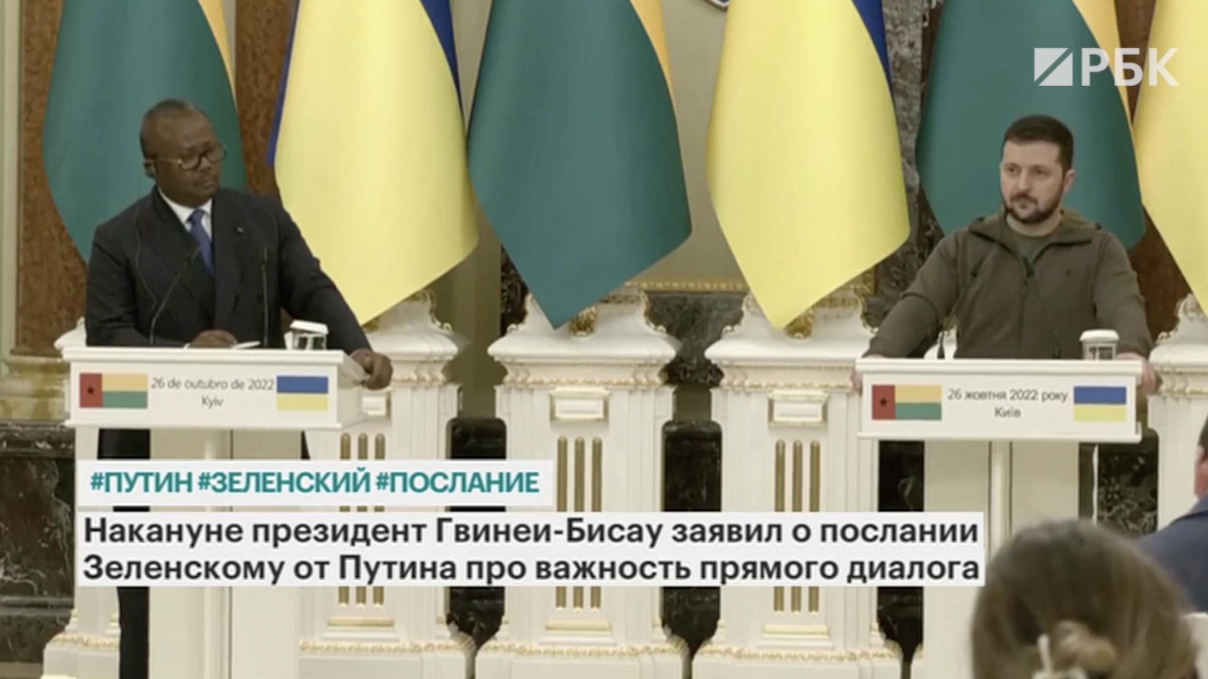 Песков заявил об отсутствии «специфического послания» Путина Зеленскому