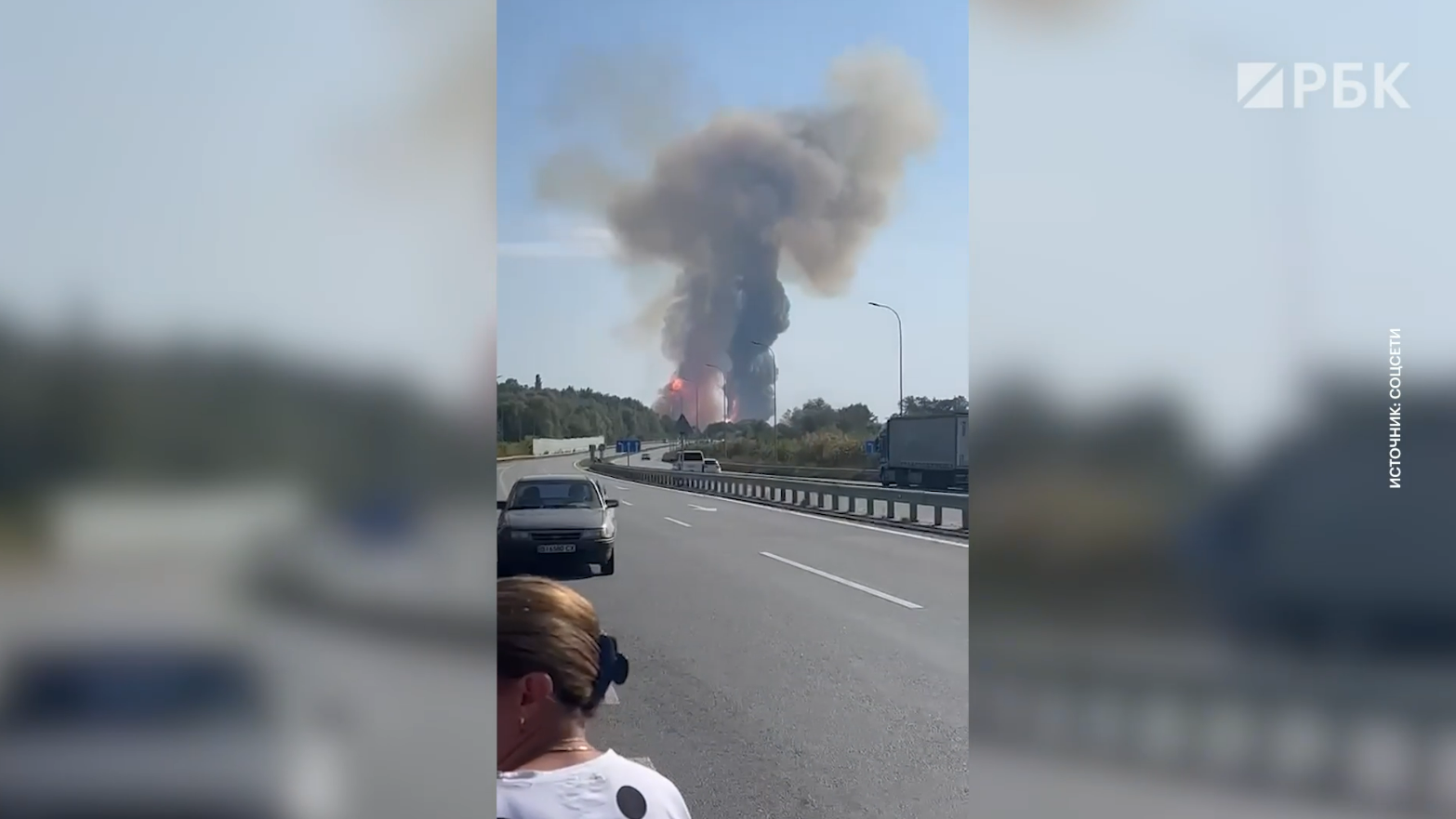В Полтавской области произошел взрыв на магистральном газопроводе