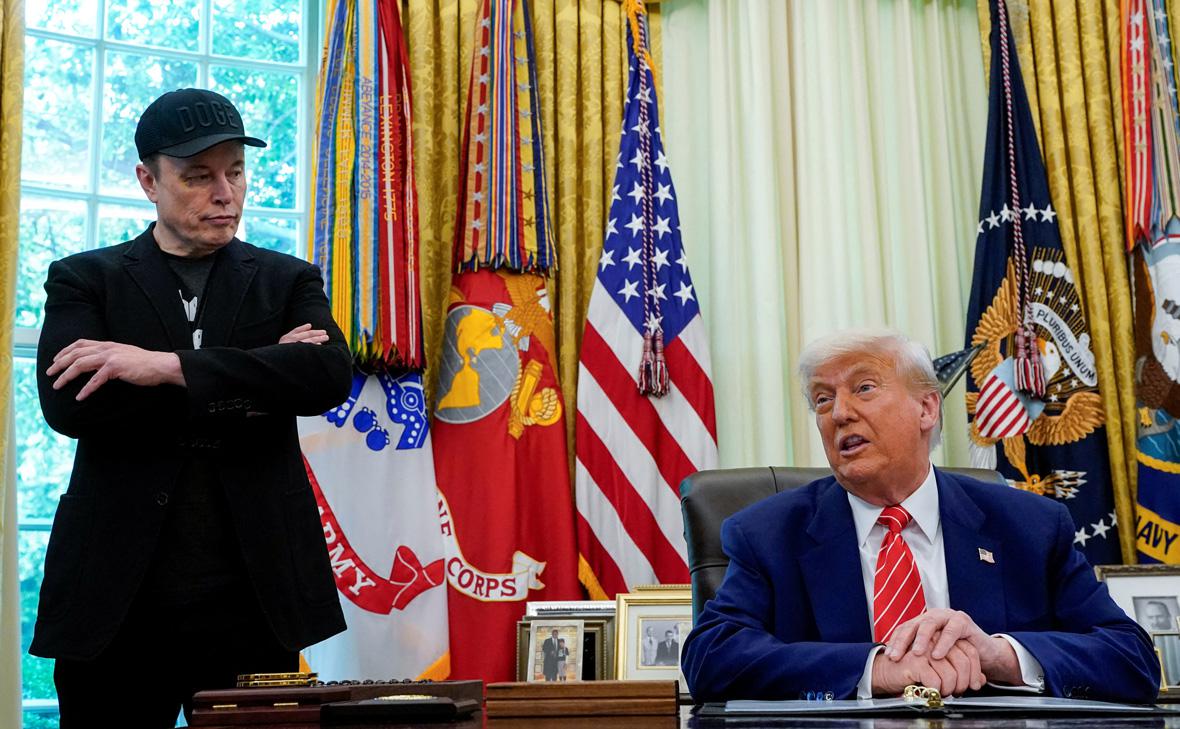 Илон Маск и Дональд Трамп