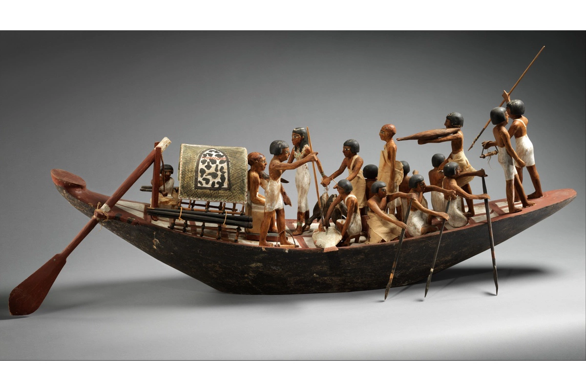 Макет «спортивной» лодки для рыбалки, 1981–1975 годы до н.э