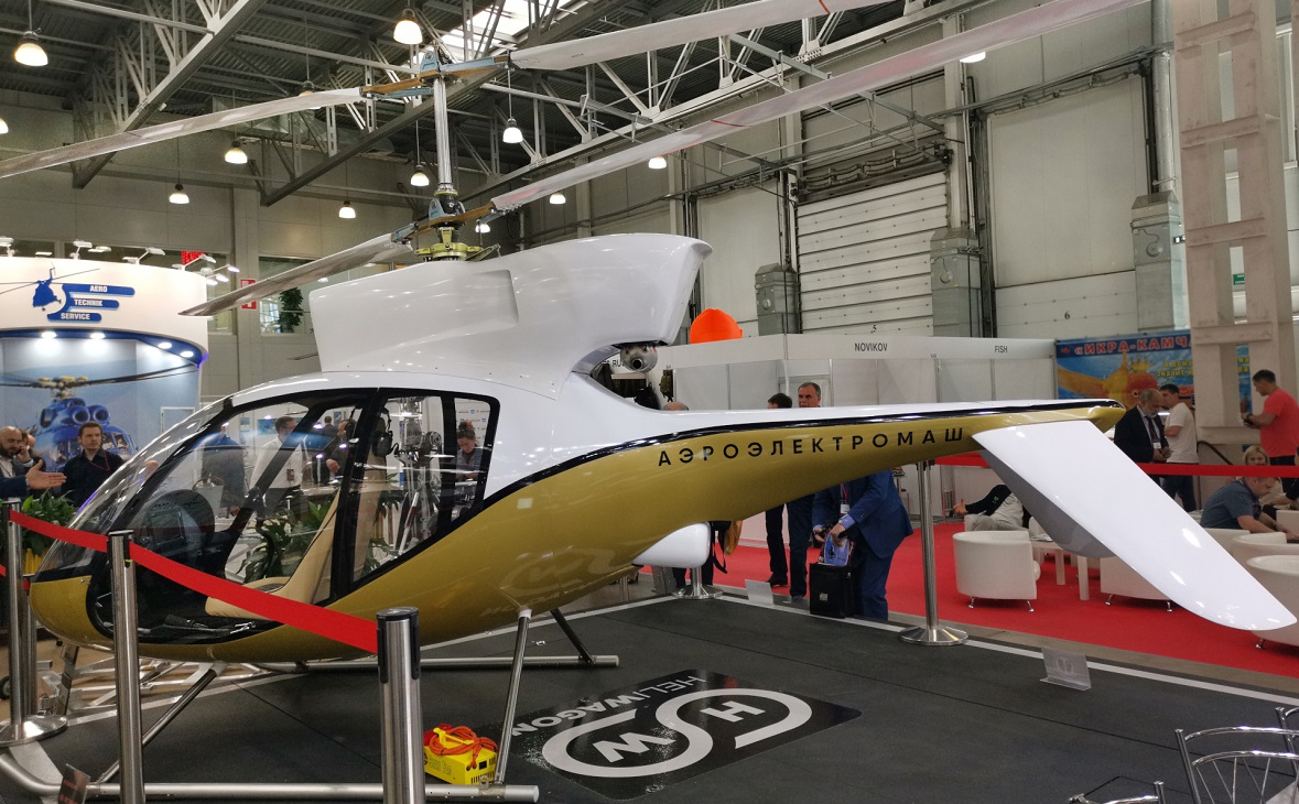 Сверхлегкий вертолет на&nbsp;выставке HeliRussia-2019.
&nbsp;