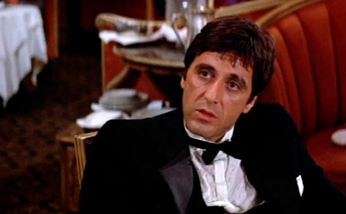 Аль Пачино в фильме &laquo;Лицо со шрамом&raquo;, 1983 год