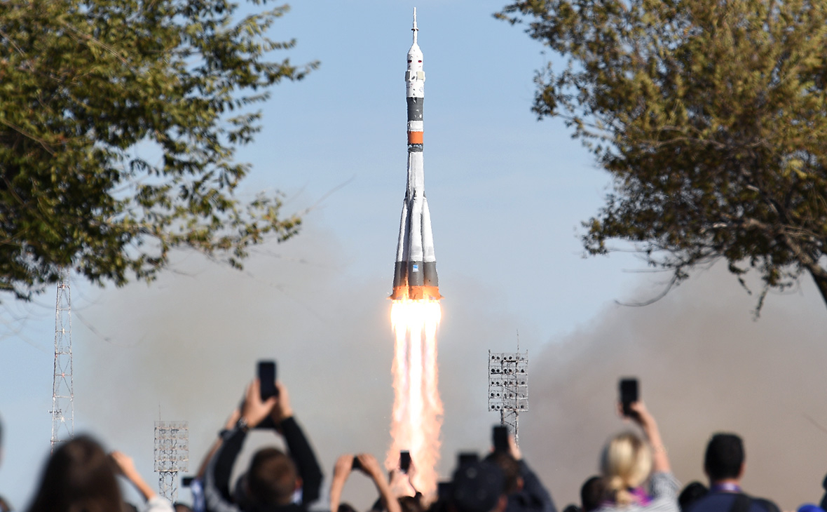Запуск ракеты-носителя &laquo;Союз-ФГ&raquo;