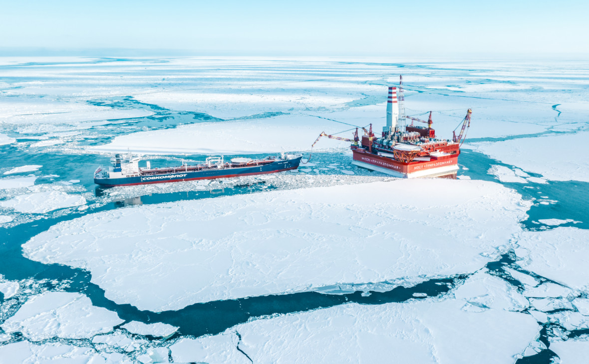 Морская ледостойкая стационарная платформа &laquo;Газпром нефти&raquo; на Приразломном&nbsp;месторождении