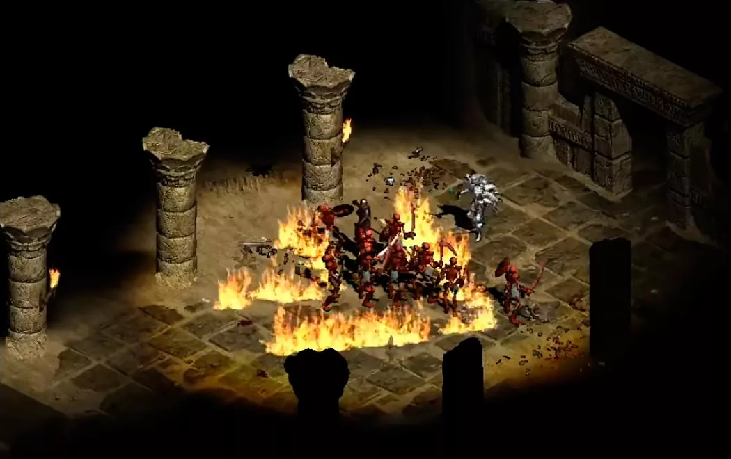 <p>Скриншот из игры Diablo II</p>
