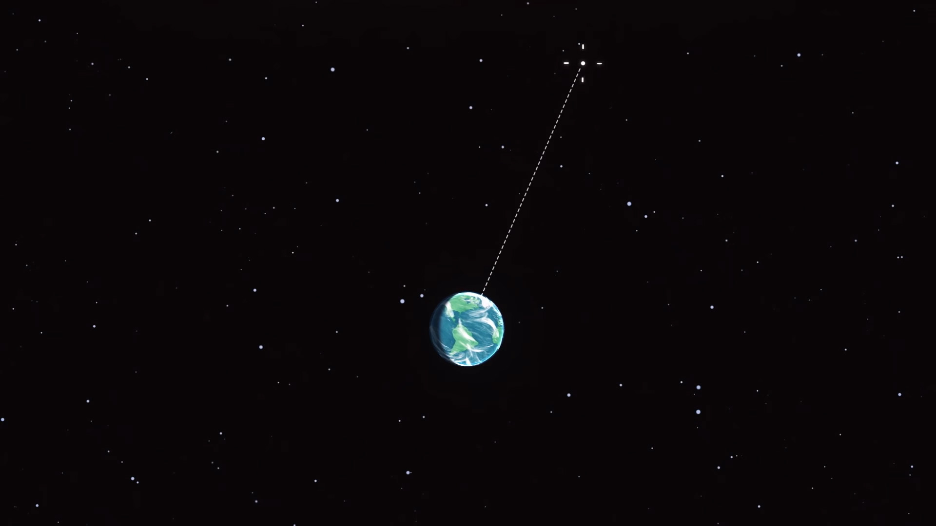 Полярная звезда располагается над северным небесным полюсом Земли.