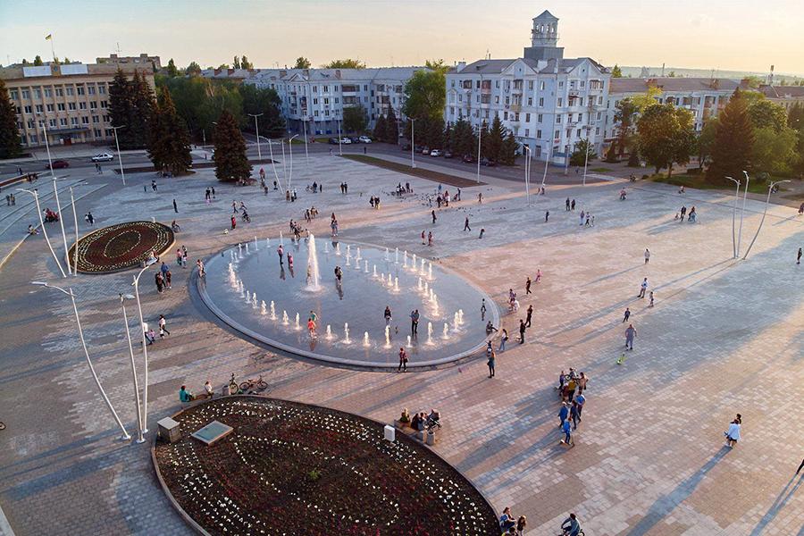 Площадь Мира после реконструкции (была проведена в 2018 году)