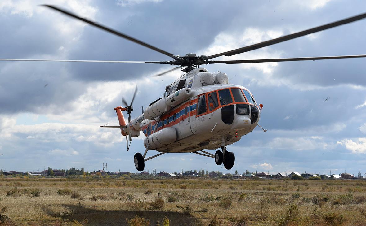 Вертолет Ми-8 АМТ, принадлежавший АО &laquo;Казавиаспас&raquo;