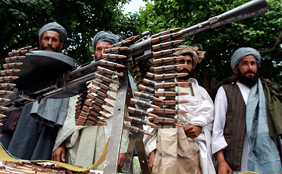 Боевики ​афганского радикального движения &laquo;Талибан&raquo;
