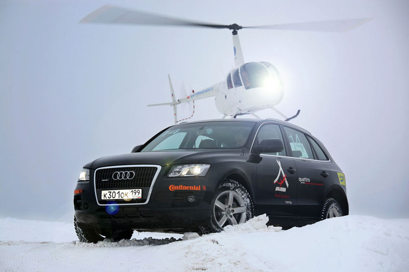 Audi Russia представила журналистам Audi Quattro camp 