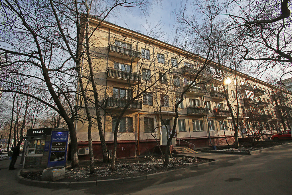 Жилой четырехэтажный дом на улице Гримау в Академическом районе&nbsp;(Москва)