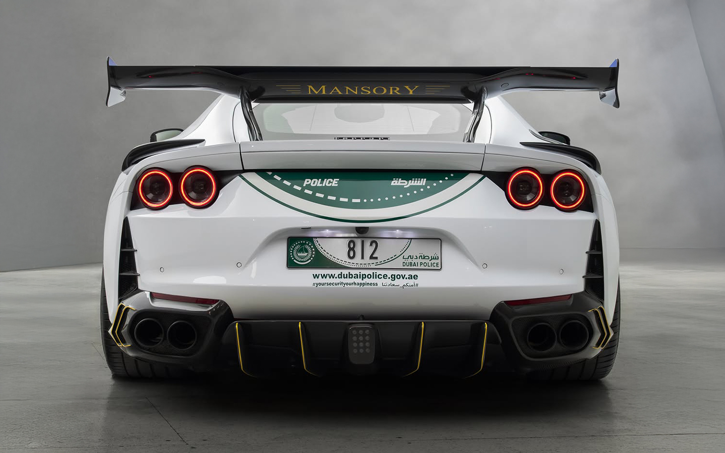 Mansory «прокачала» Ferrari 812 Superfast для полиции Дубая