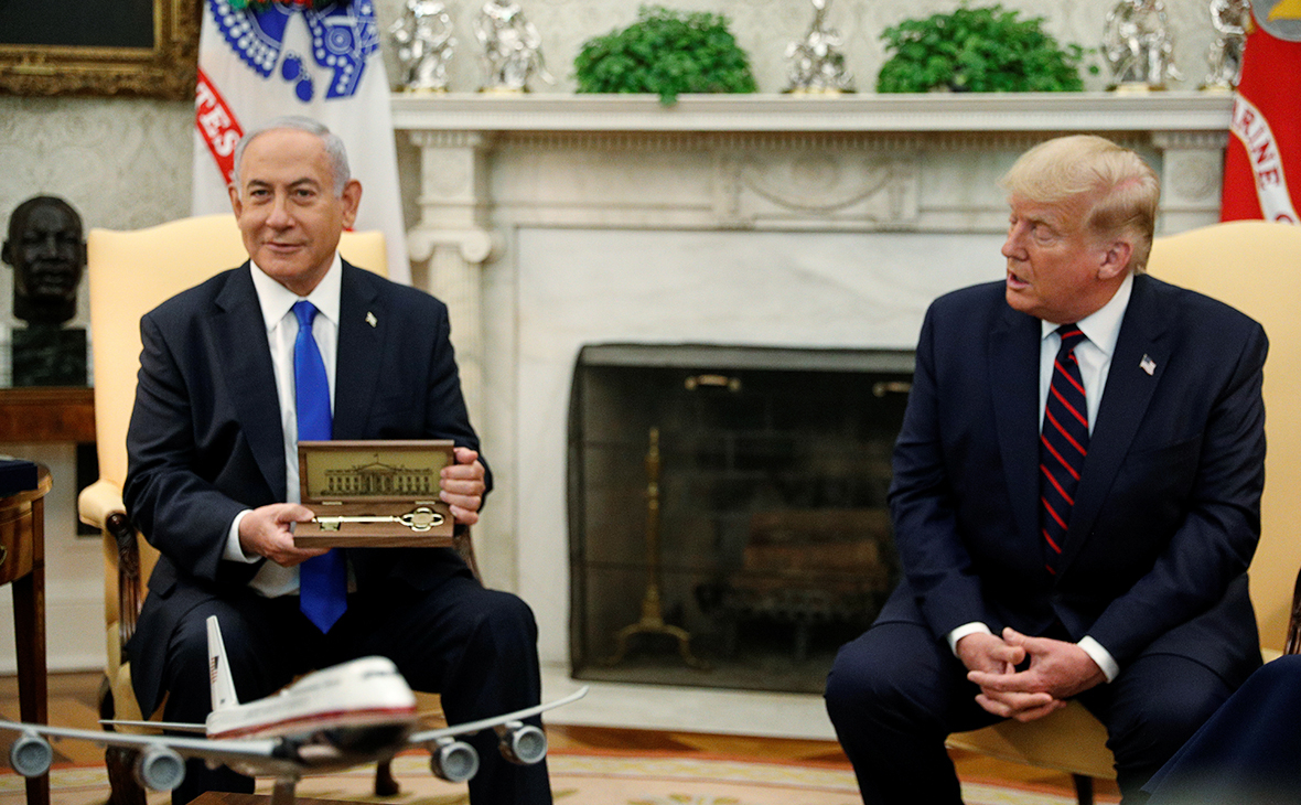 Дональд Трамп и Биньямину Нетаньяху