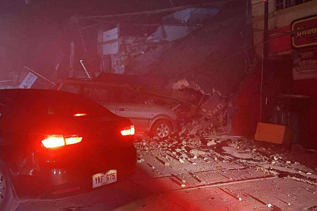 Последствия землетрясения магнитудой 6,9 баллов,Филиппины, 1 октября 2025 года