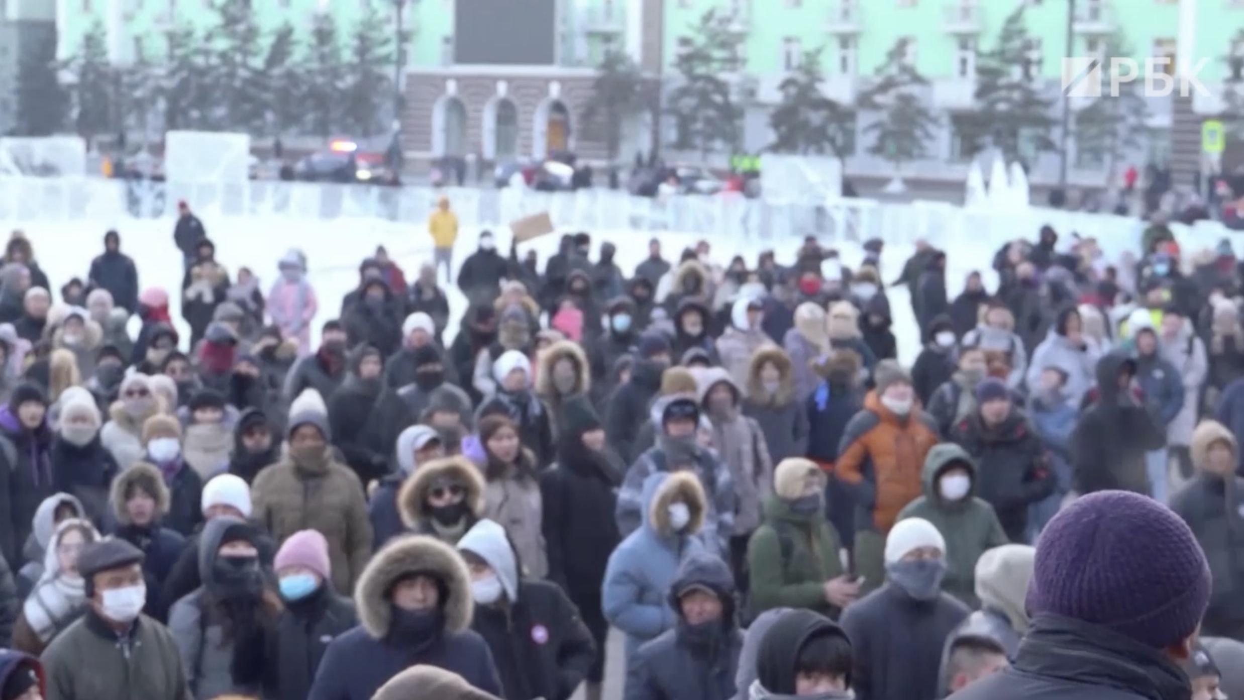 Что происходит на акциях протеста в столице Монголии. Видео