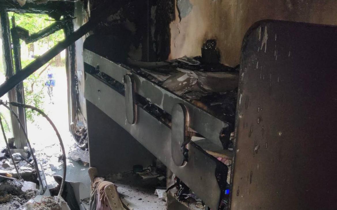 Человек погиб при пожаре в девятиэтажке в Москве