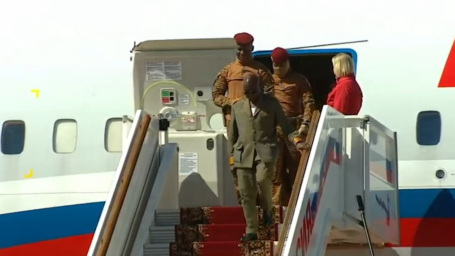 Президент Буркина-Фасо приехал в Россию