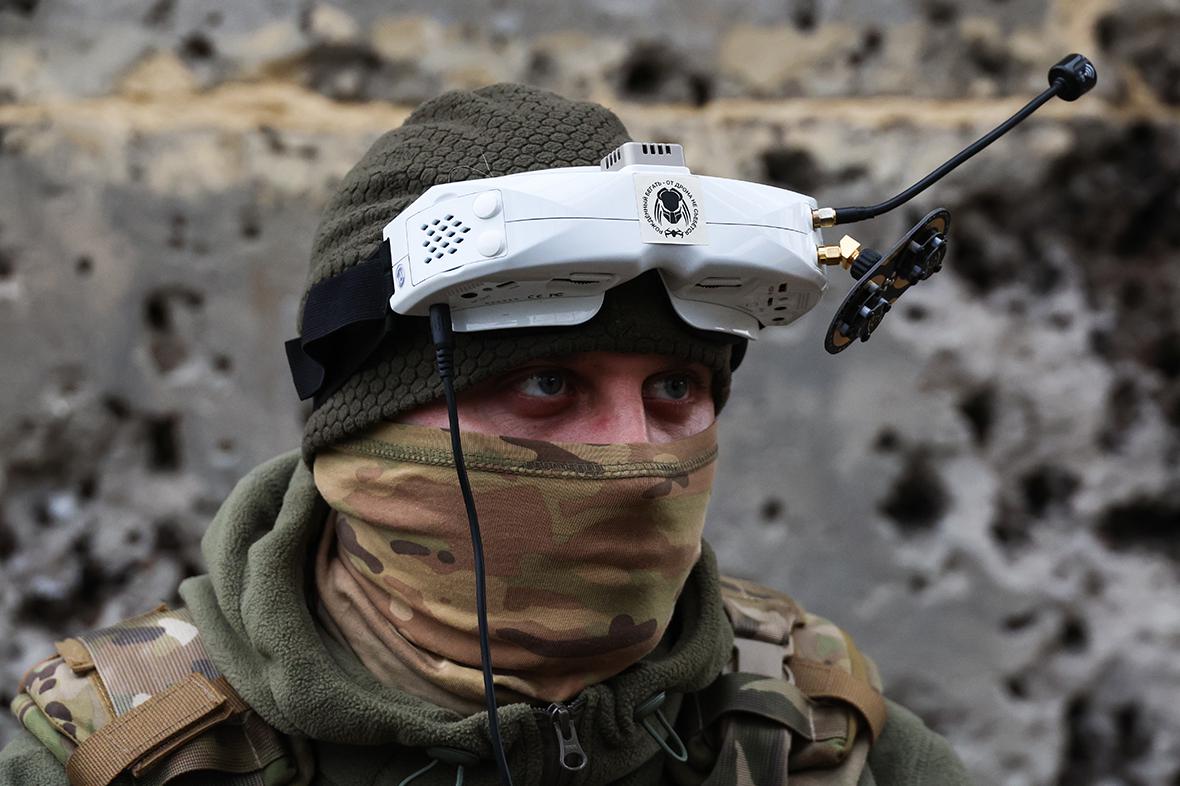 Работа расчета БПЛА в зоне СВО