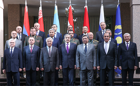 Очередная сессия Совета коллективной безопасности ОДКБ в Таджикистане. 15 сентября 2015 года