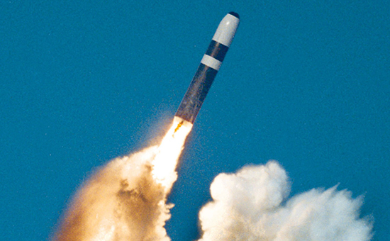 Запуск баллистической ракеты&nbsp;Trident II D5&nbsp;


